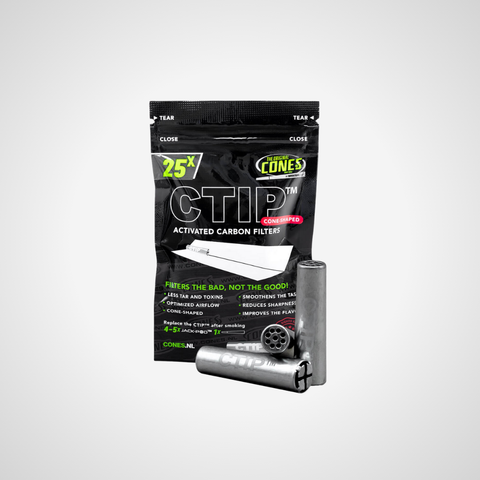 C-Tips - Konische Aktivkohlefilter 25x