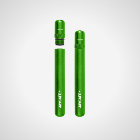 JAYSAFE® Aluminium Joint Case Green – Stilvolle, geruchsdichte Aufbewahrung in frischem Grün