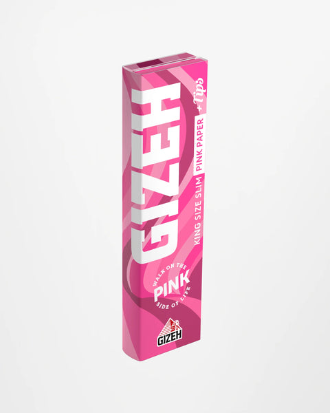 GIZEH PINK King Size Slim + Tips
