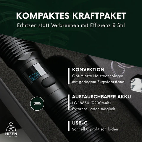 HIZEN Stilus Pro Konvektion Vaporizer
