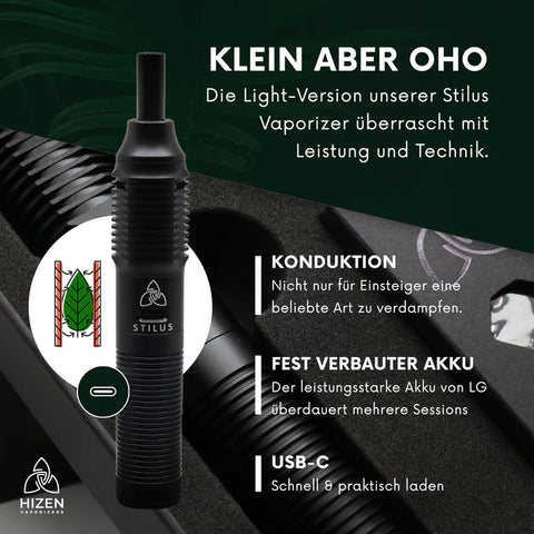 HIZEN Stilus Mini Konduktion Vaporizer