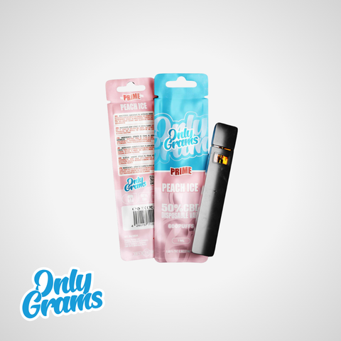 OnlyGrams – CBD Vape mit "Peach Ice" Geschmack
