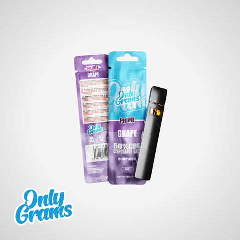 OnlyGrams – CBD Vape mit "Grape" Geschmack